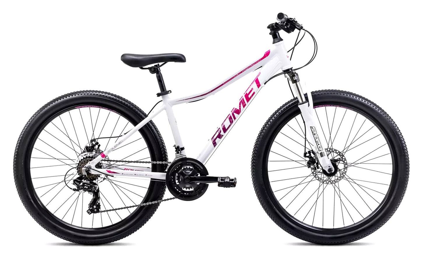 ROMET Jolene 6.2, biela/ružová/fialová