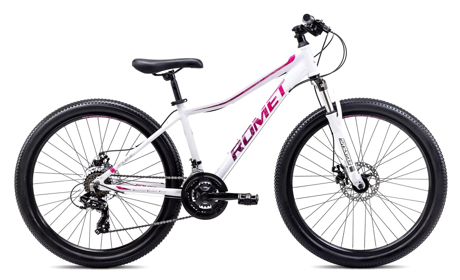 ROMET Jolene 6.2, biela/ružová/fialová
